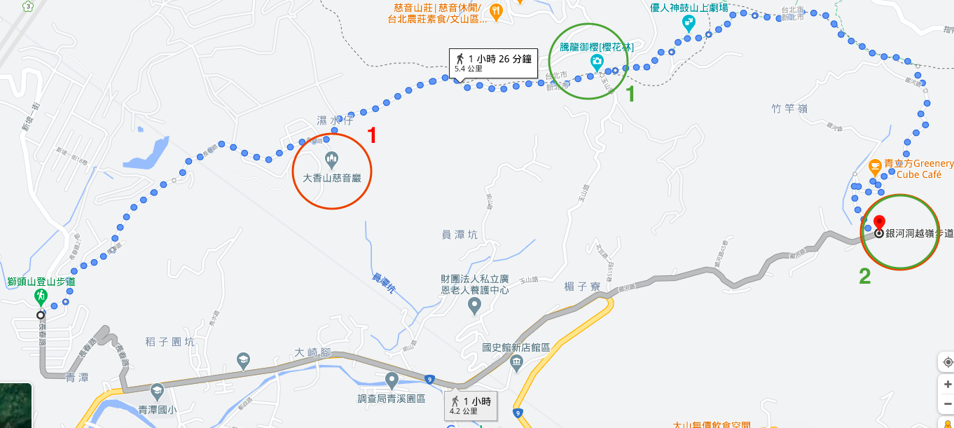 Galaxy Cave Circuit.png - 新店獅頭山步道